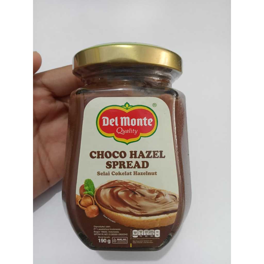 

Delmonte CHOCO HAZEL SPREAD 190gr/selai coklat hazelnut/selai roti