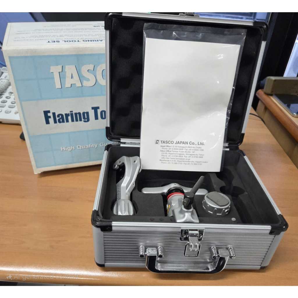 TASCO TA55NT-2 flaring tool kit AC 0.5 PK 1 PK sampai 5 PK asli jepang r410a r32 daikin
