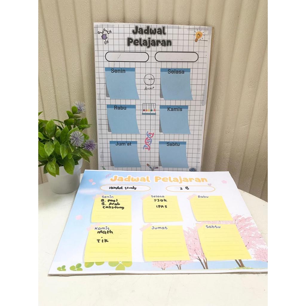 

Papan Jadwal Pelajaran