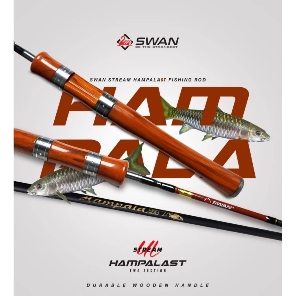 Joran Pancing Ultralight swan Hampala 150 cm Solid Carbon