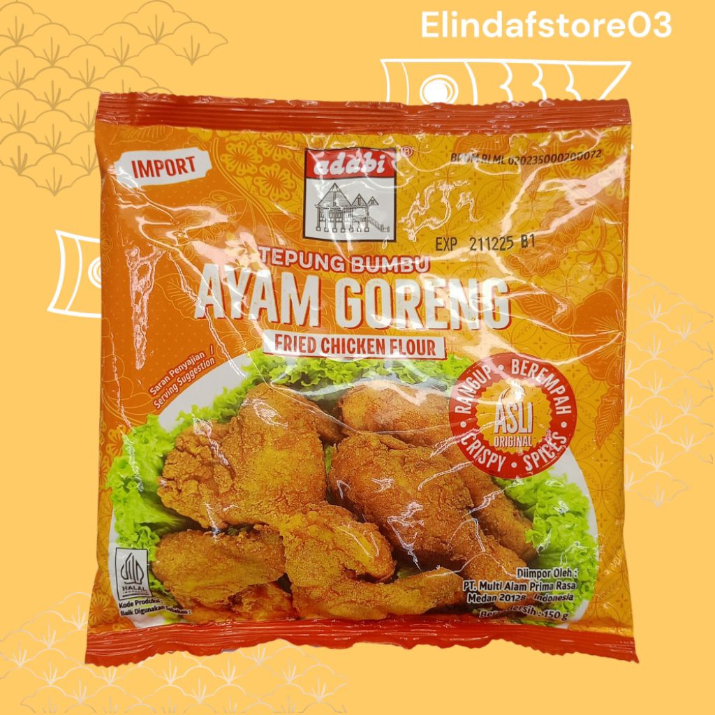 

Adabi Tepung Bumbu Ayam Goreng Original 150gr
