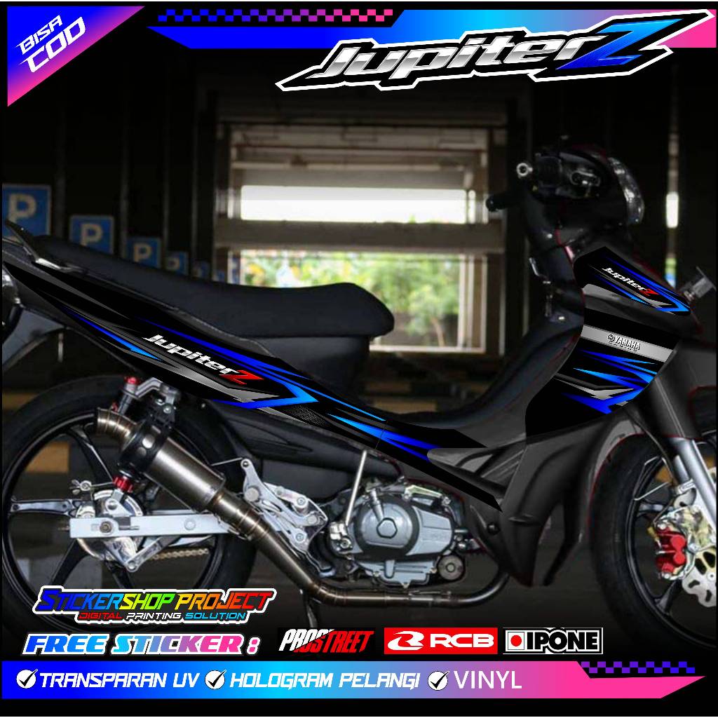 STRIPING VARIASI YAMAHA JUPITER Z BURHAN / STICKER LIST VARIASI MOTOR JUPITER Z BURHAN