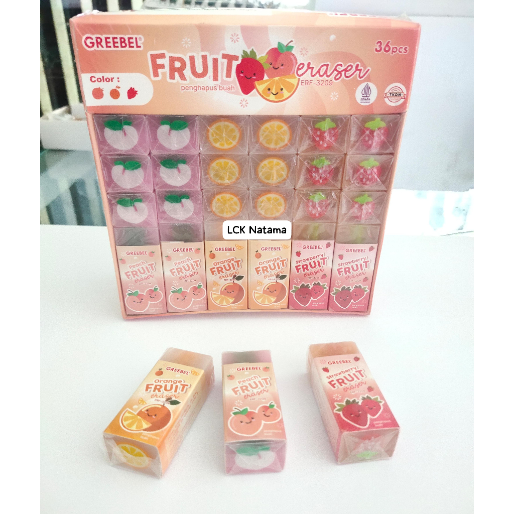 

GREEBEL Eraser Fruit ERF-3209 penghapus buah