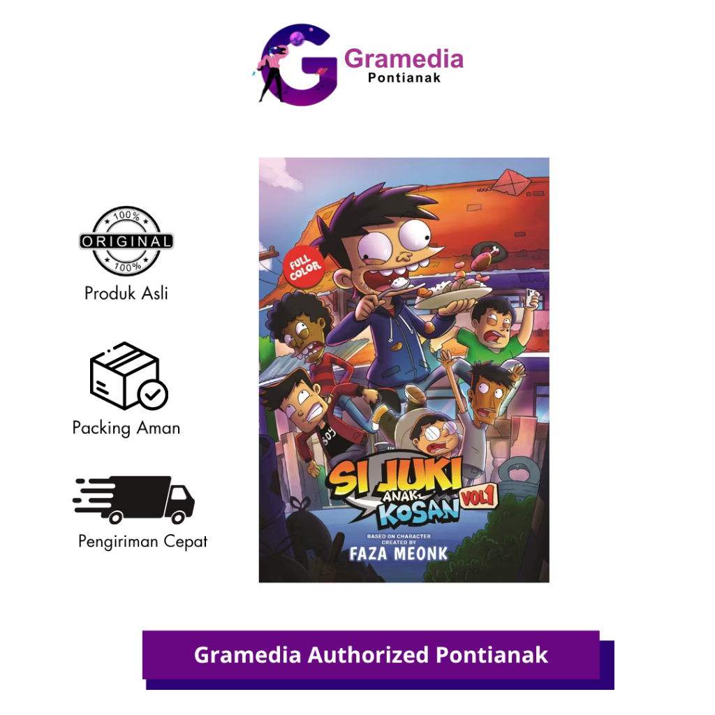 GRAMEDIA PONTIANAK - SI JUKI ANAK KOSAN #1 - KOMIK SI JUKI
