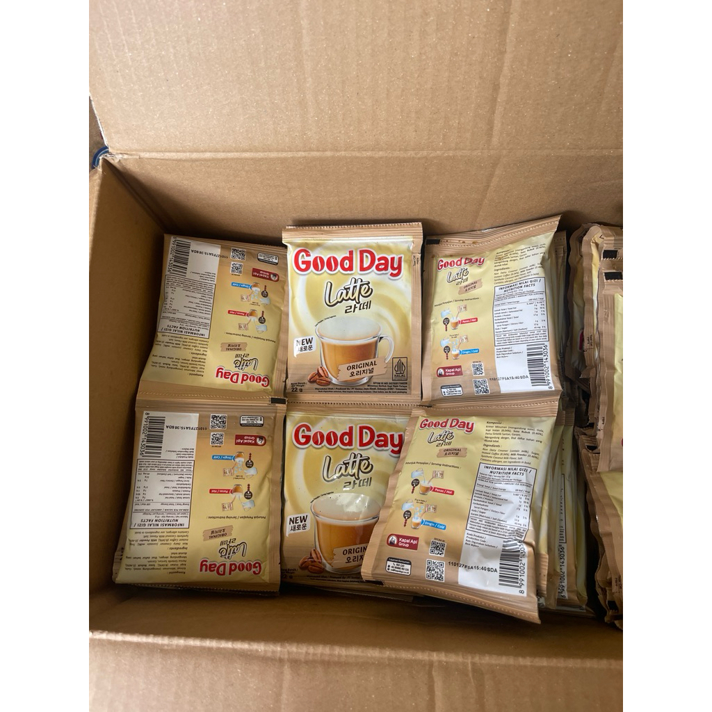 

GOOD DAY Latte original kopi instan 10pcs