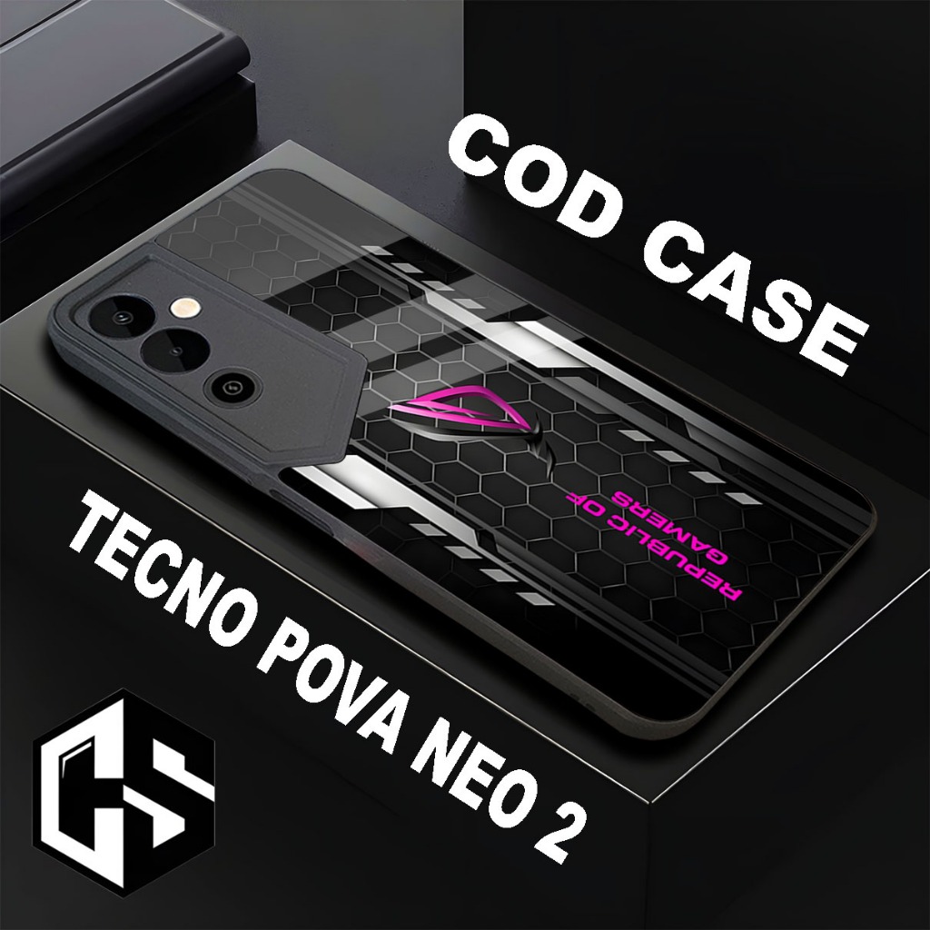 (COD 126)Softcase Glossy untuk Hp TECNO POVA NEO 2/case pova neo 2/casing pova neo 2/case Handphone