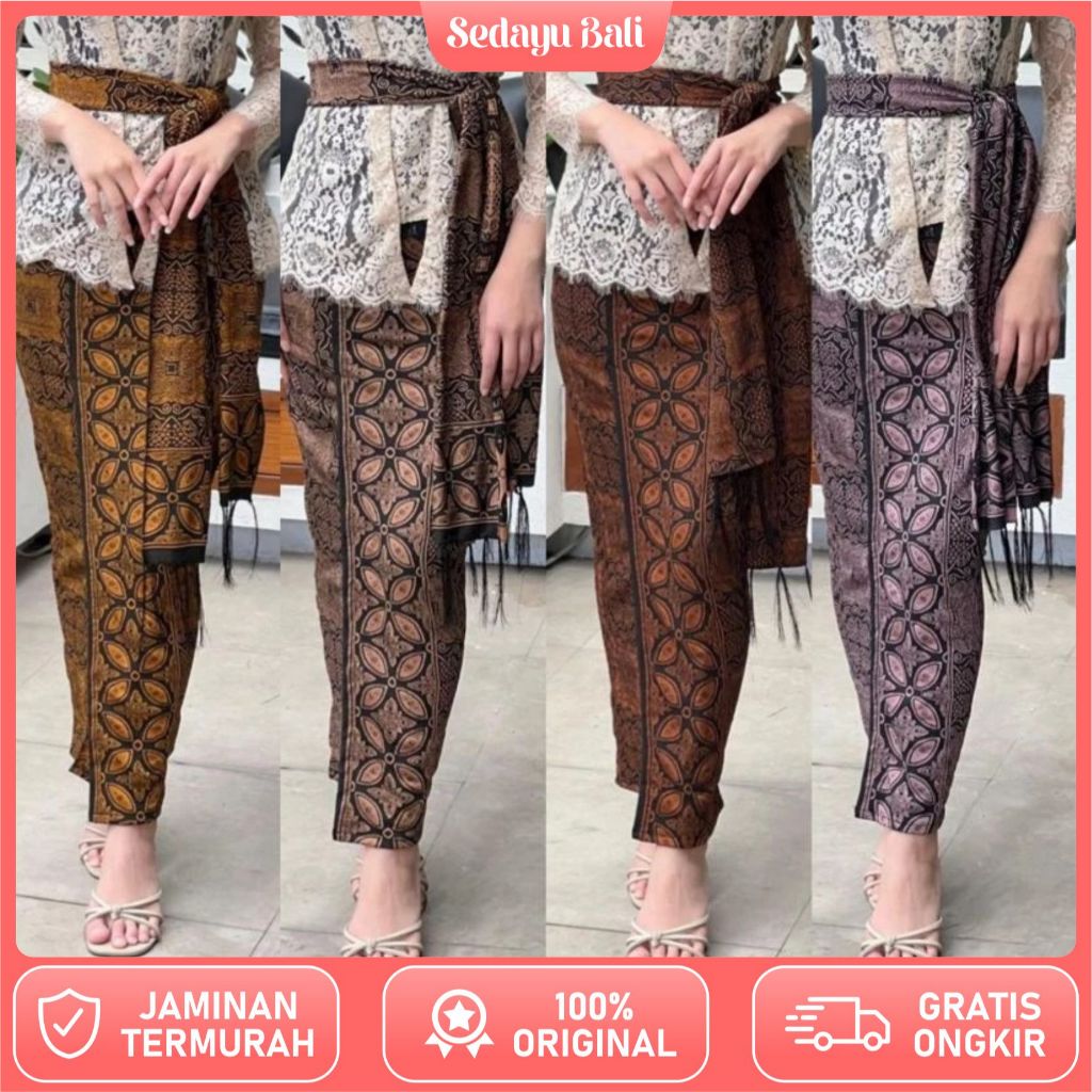 Promo Kamen Laksita jadi denim Jaguar set Slendang | bawahan tradisional | kamen bali | New Laksita