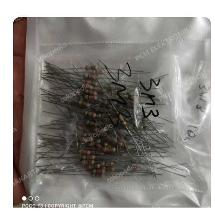 RH9032 resistor 3.3m 3m3 3.3mega ohm 3.3 mega jepang asli by PCM LTC GLODOK
