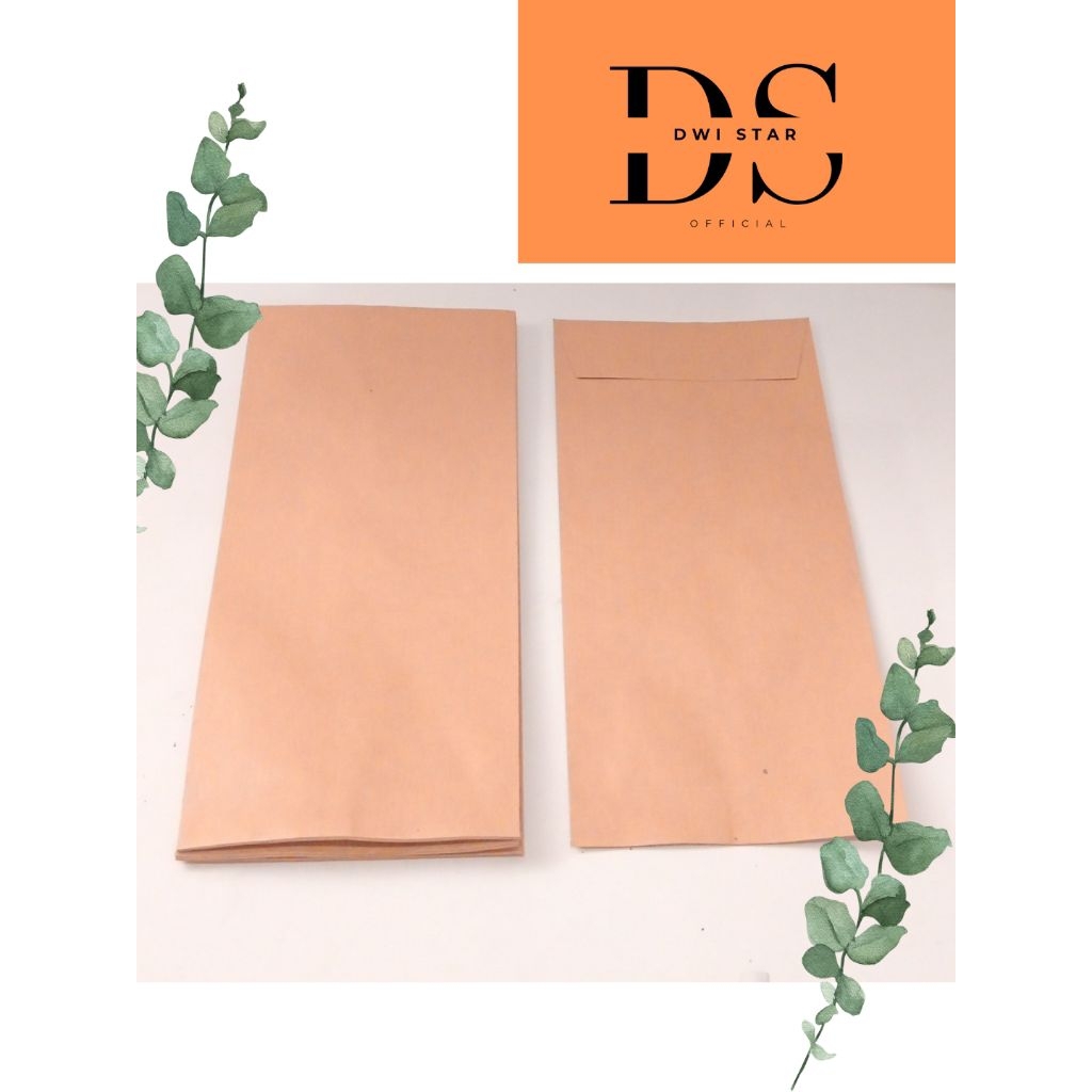 

Amplop Polos tanpa tali 13,5 X 27,5/Amplop Polos tanpa tali 304/Amplop Coklat/Amplop Lamaran Crab original/1Pak isi 10 Lembar