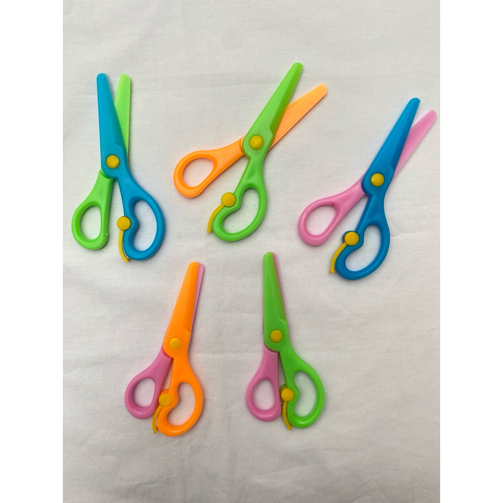 

GT5 Gunting Kertas Anak mini Safety full plastik