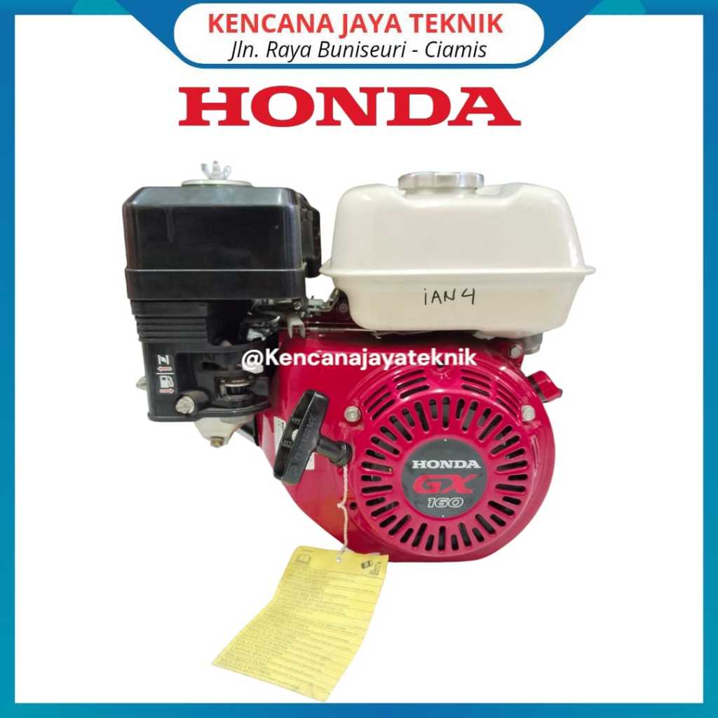 Honda GX 160 Jialing  Mesin Penggerak Original