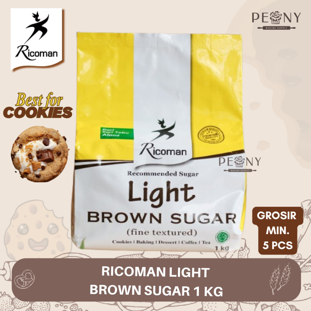 

RICOMAN LIGHT BROWN SUGAR 1 KG
