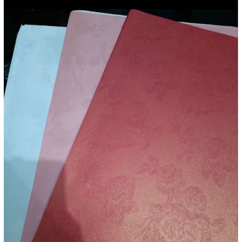 

Kertas Kado Kilap Tekstur Bunga