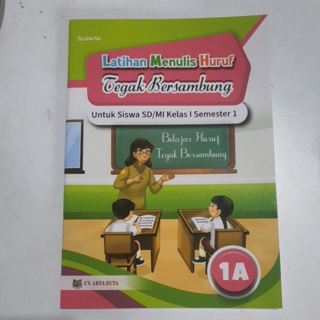 Latihan Menulis Huruf Tegak Bersambung kelas 1A (Semester 1 )