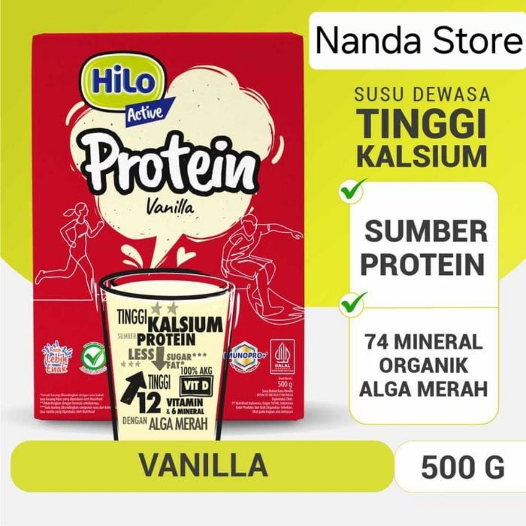 

Hilo Active vanila 500 GR