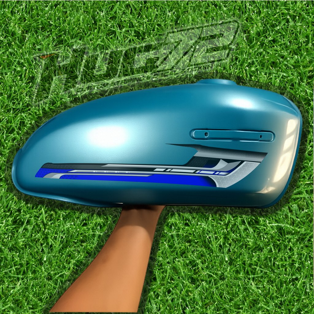 04 STICKER STRIPING MOTOR CB 100 - STICKER STRIPING MOTOR CB 100 PREMIUM GRAFIK