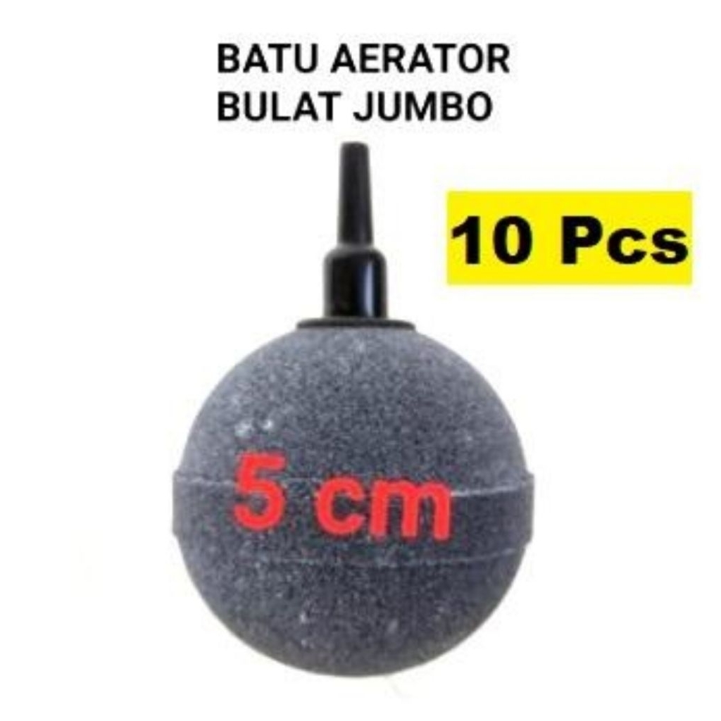 Per 10 pixs Airstone Bakso Jumbo HB-005 10 PCS / Airstone 1 kg 10 pcs / Batu aerasi aquarium / batu 