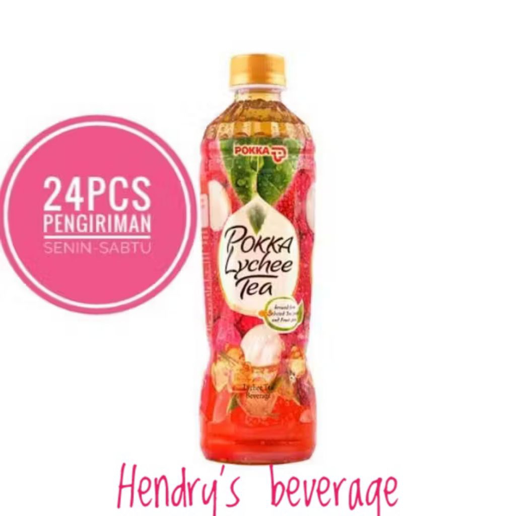 

Pokka lychee tea 450ml 1 karton isi 24pcs - pokka leci 450ml