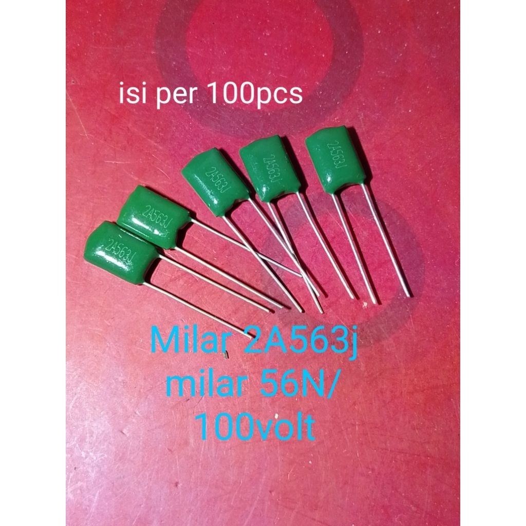 milar 563j/100volt milar 56n/100v isi 100pcs