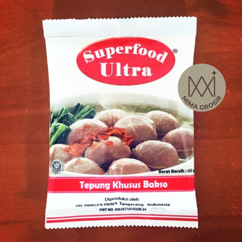 

5PCS SUPERFOOD ULTRA TEPUNG BAKSO PENGENYAL @65 GRAM
