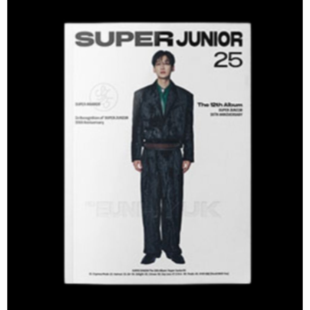[READY STOCK] Super Junior 25 Photobook version - Eunhyuk