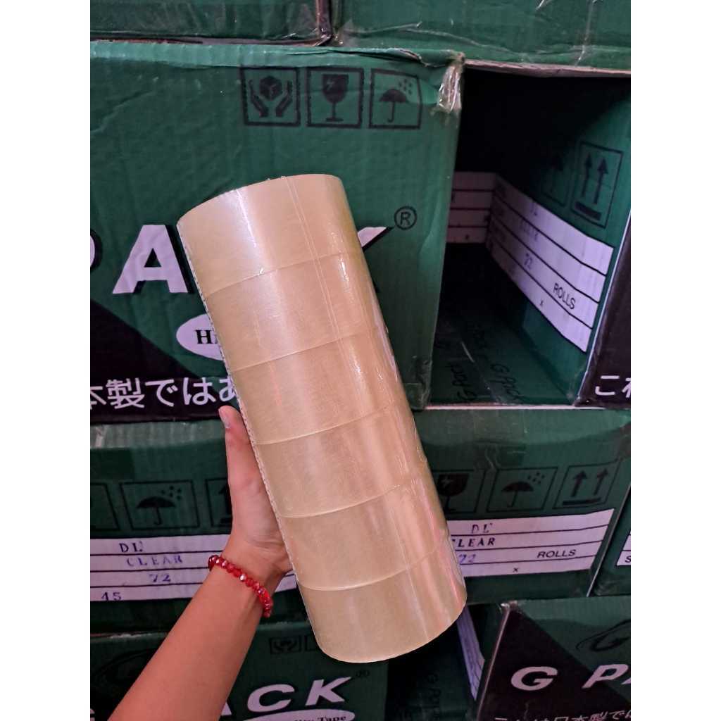 

[1Dus isi 72pcs ] Lakban bening 45mm x 90 yard G-pack lakban bening 80 yard lakban theta _toys