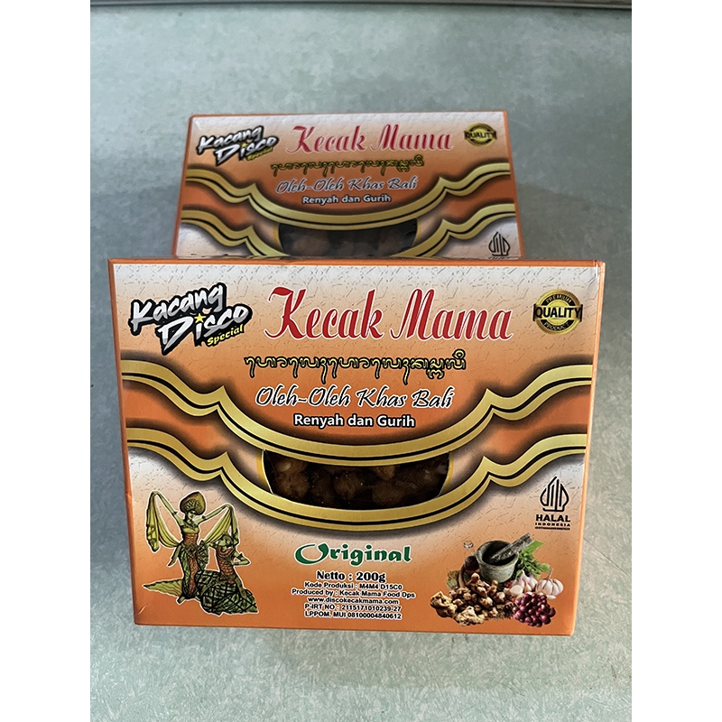 

Kacang Disko Kecak Mama Kacang Disco Kecak Mama Oleh oleh Khas Bali 200gr Original