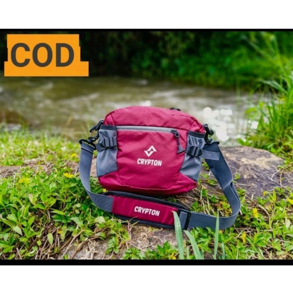 Tas Selempang Pria Sling bag Crypton Bahan Tas Carrier Waterproof