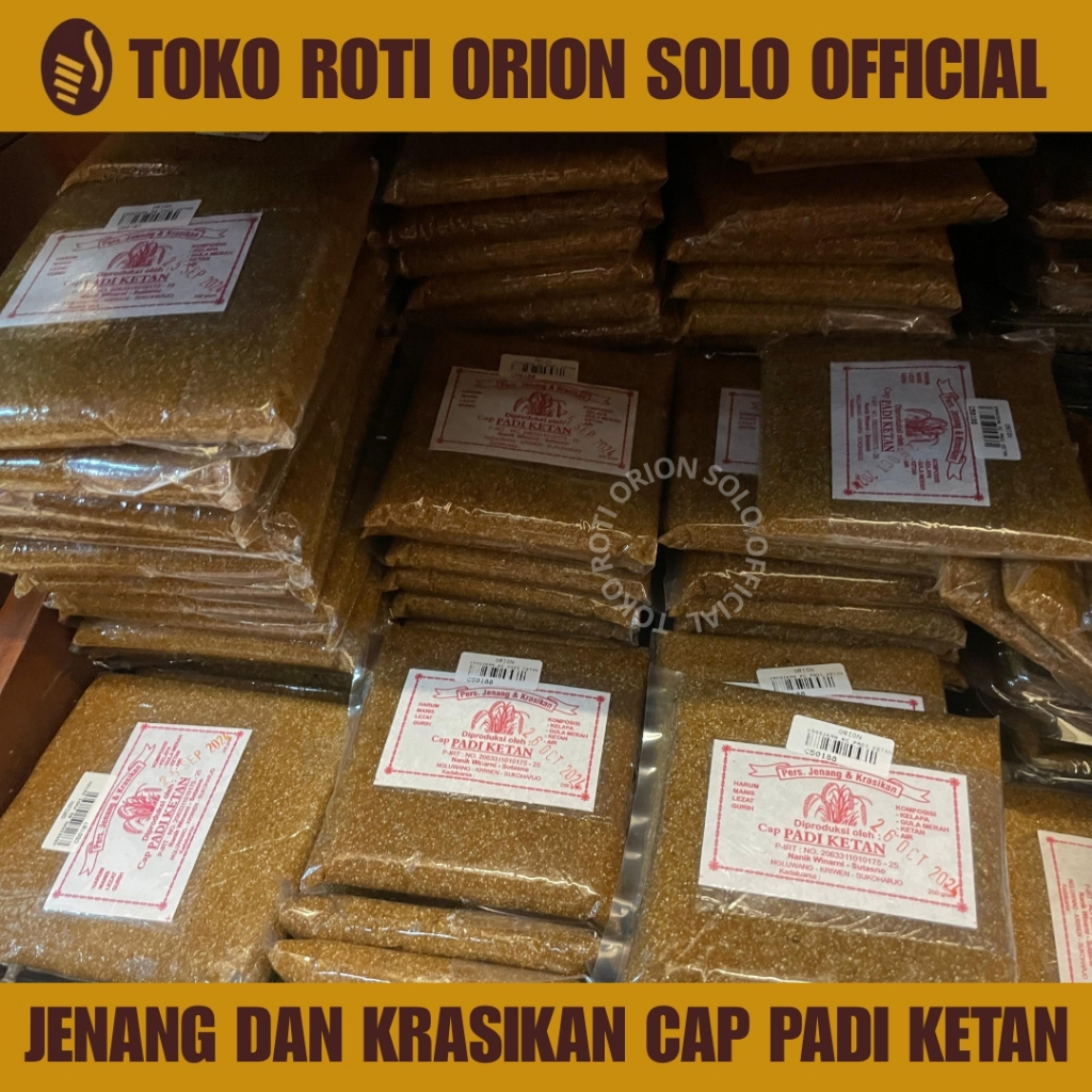 

Jenang dan Krasikan Cap Padi Ketan - Orion Solo