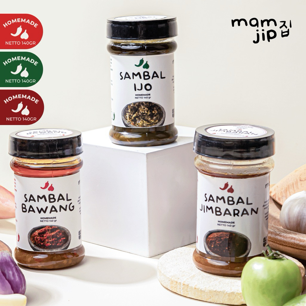 

[Combo Isi 3] Sambal Bawang, Sambal Jimbaran, Sambal Ijo dan Sambal Kecombrang