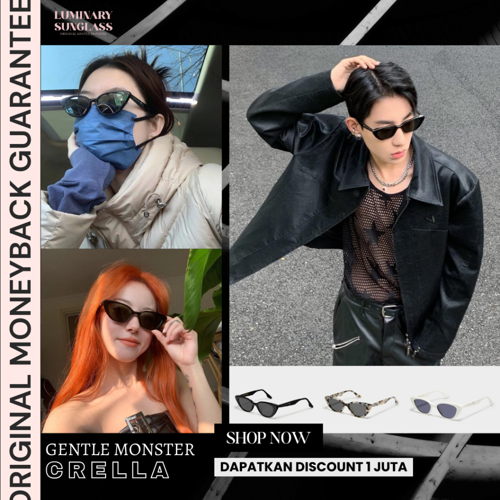[ORIGINAL] GM Crella Sunglasses / Kacamata Hitam / Glasses