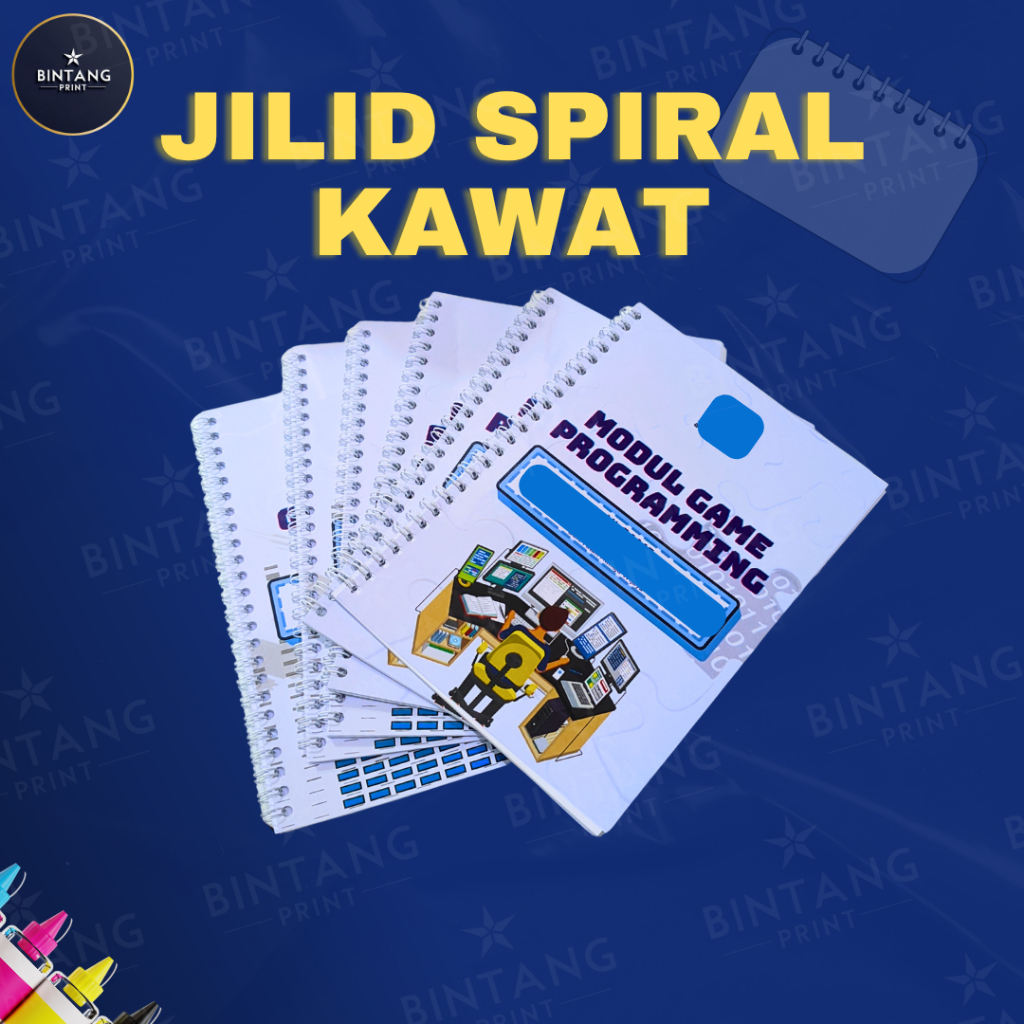 

JILID SPIRAL KAWAT PUTIH MIKA BUFFALO A4, B5, A5