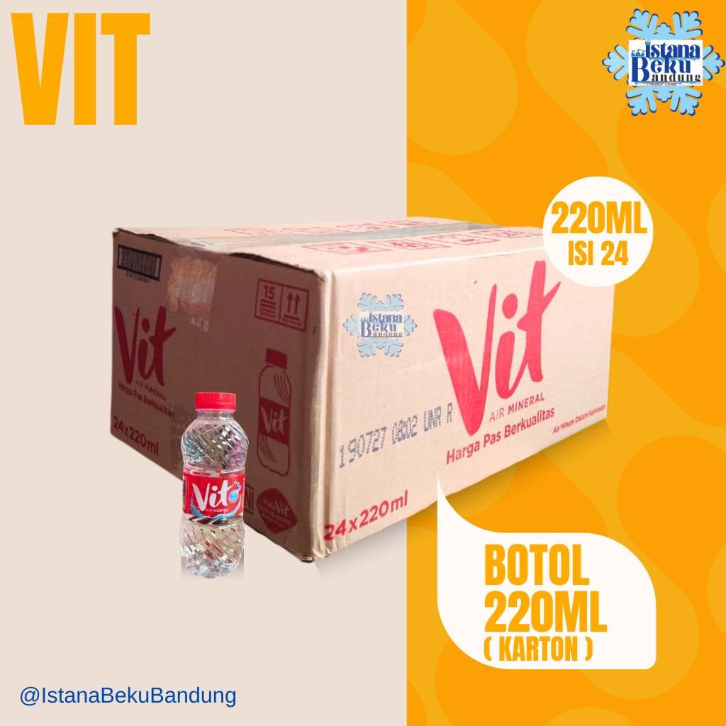 Vit Botol 220ml isi 24 (Air mineral Karton)