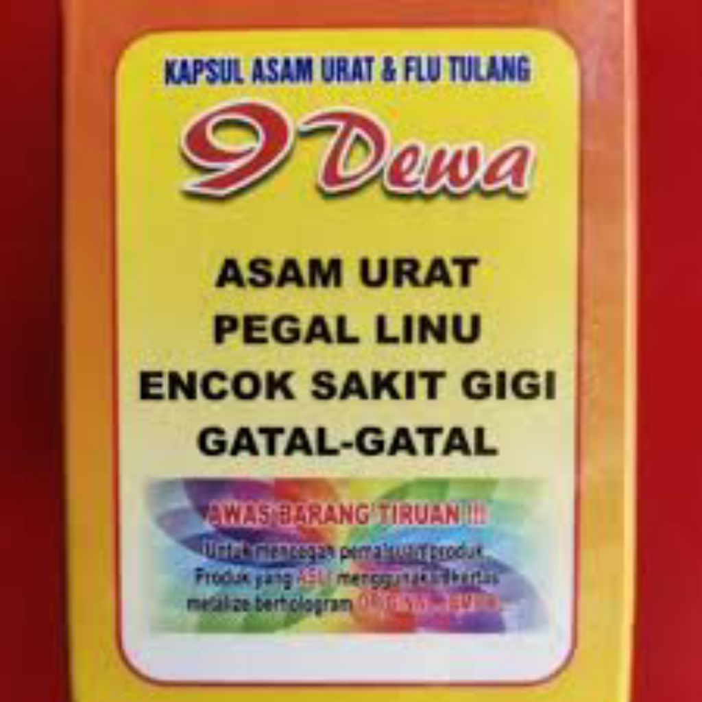 Kapsul Asam Urat 9Dewa
