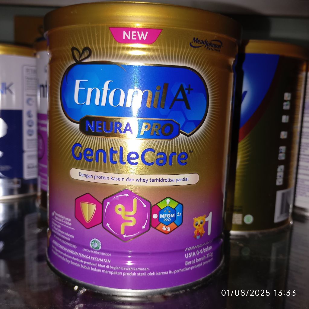 

ENFAMIL A+ tahap 1 GENTLE CARE 0-6 BULAN 350GRAM