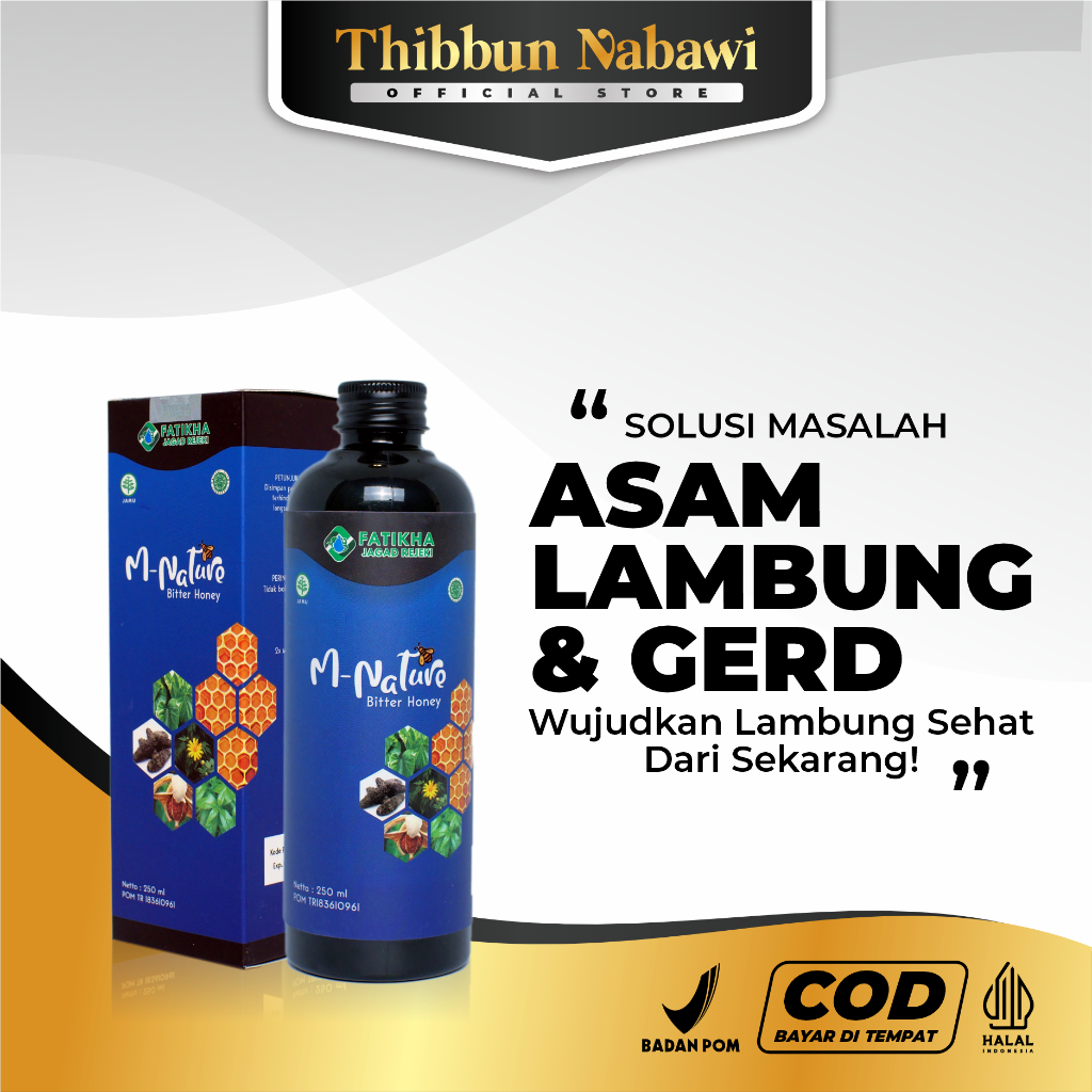 

M-Nature Madu Pahit Herbal Lambung Gerd 250ml Bonus Tumbler
