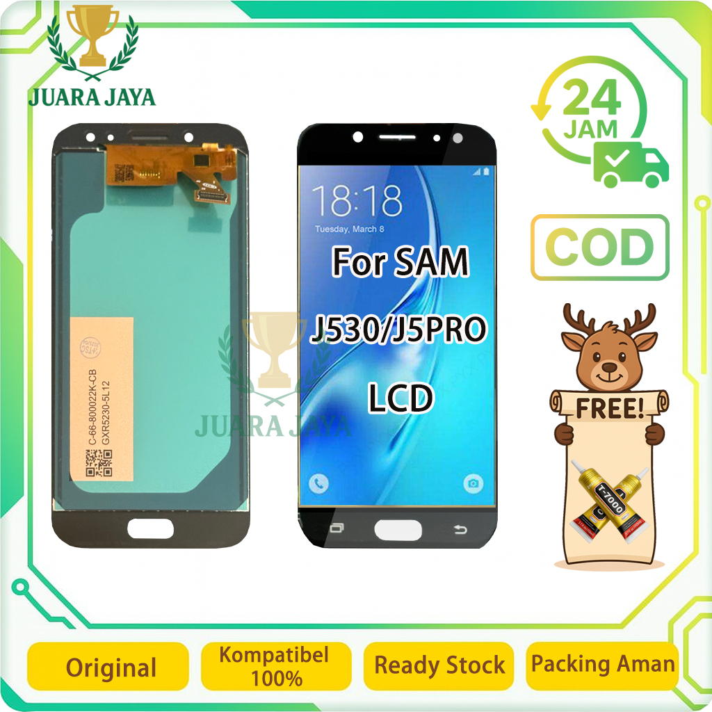 LCD FOR SAMSUNG J530 / J5PRO UNIVERSAL FULLSET Touchscreen LCD HP OG TOUCHSCREEN