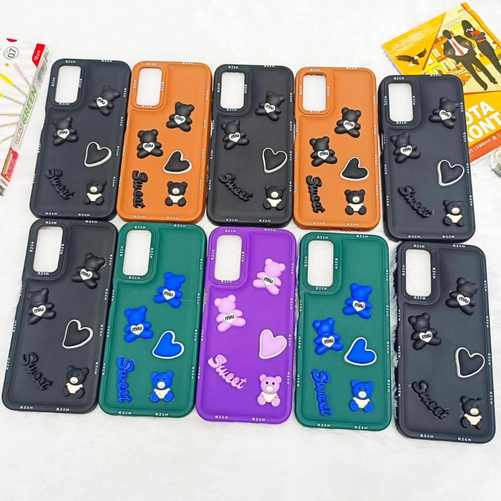 GROSIR CASE SAMSUNG OPPO REALMEE REDMII VIVOO IPHONE CASE BB02 MOTIF TIMBUL CASING LUCU SOFTCASE TEB