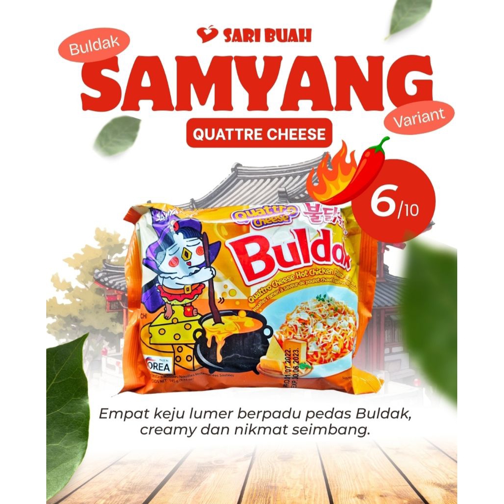 

Samyang Quatro cheese 145gr