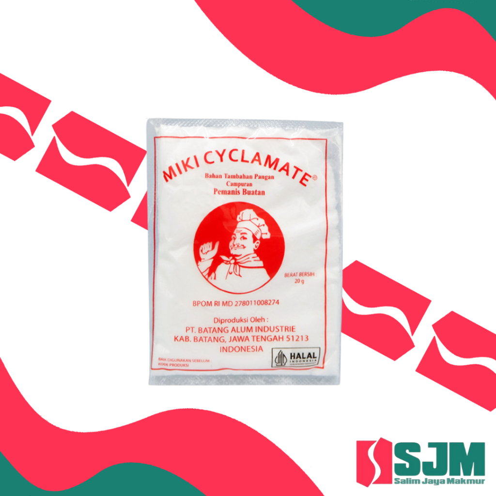 

Miki Merah Sodium 20Gr - Pemanis Buatan