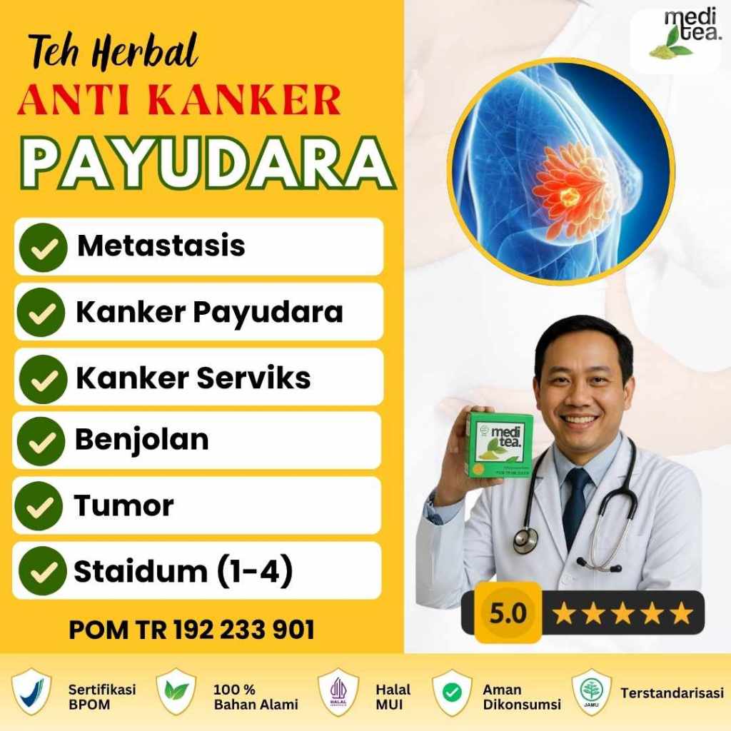 

Medita Teh Hijau Herbal - Obat Herbal Kanker Payudara Benjolan Tumor BPOM