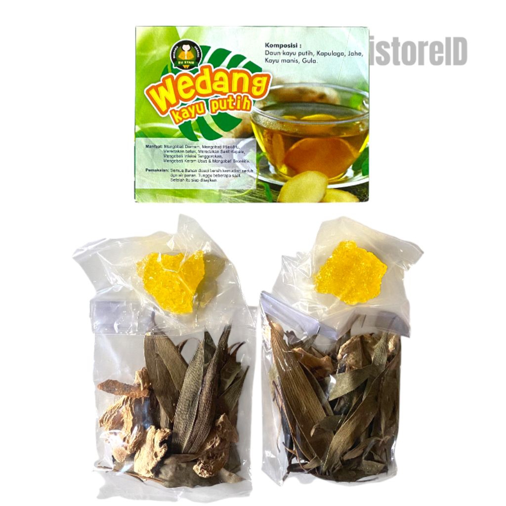 

Wedang Kayu Putih herbal Alami kemasan 5 Sachet Wedang Herbal Kayu putih
