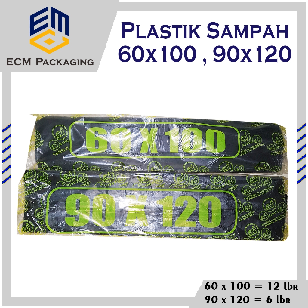 Plastik Sampah HD  90x120 60x100 | Kantong Plastik Jumbo Hitam