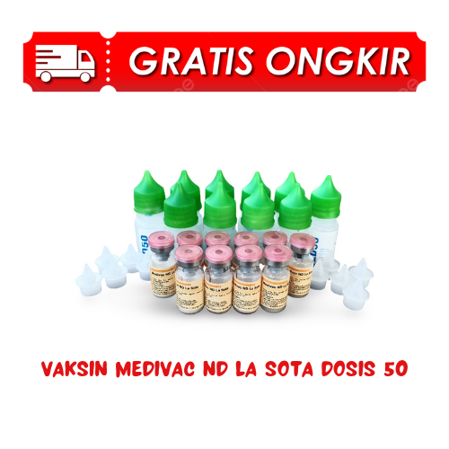 10 VAKSIN MEDIVAC ND LA SOTA - dosis 50