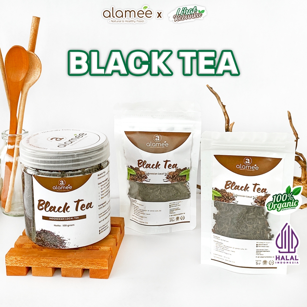 

Black Tea Teh Organic Bunga Kering Hitam Dried Alami Organik Herbal LIHAT KEBUNKU