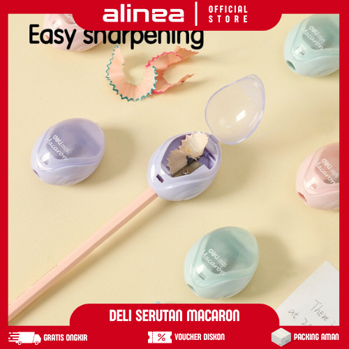 

[GROSIR 1/3/6/12 PCS] DELI Serutan Macaron E0525