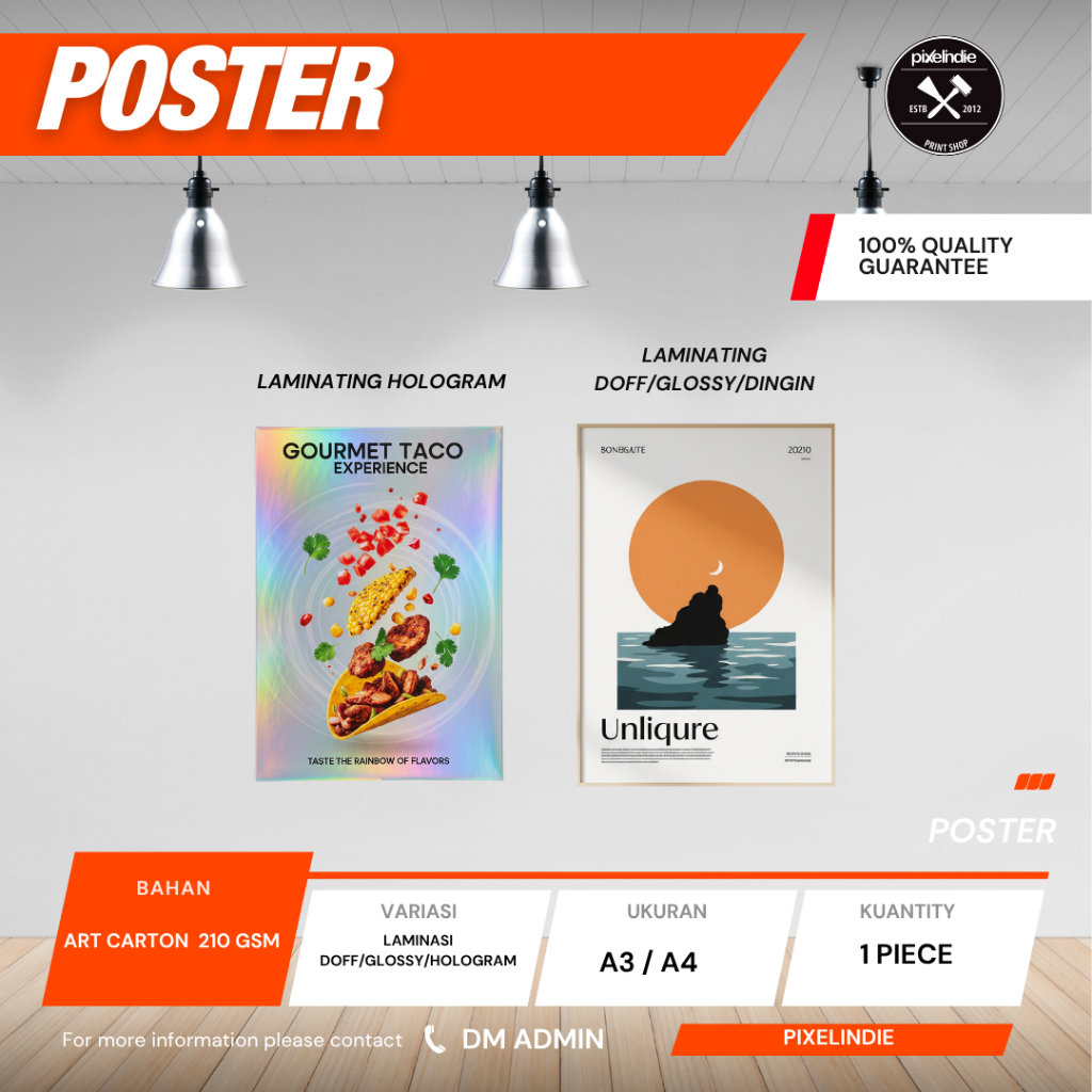 

Poster Full Color – Bahan Premium | Cocok untuk Dekorasi & Promosi