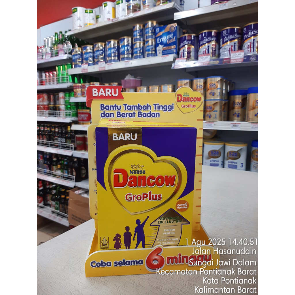 

Dancow GroPlus ( tumbuh tinggi badan dan berat badan )