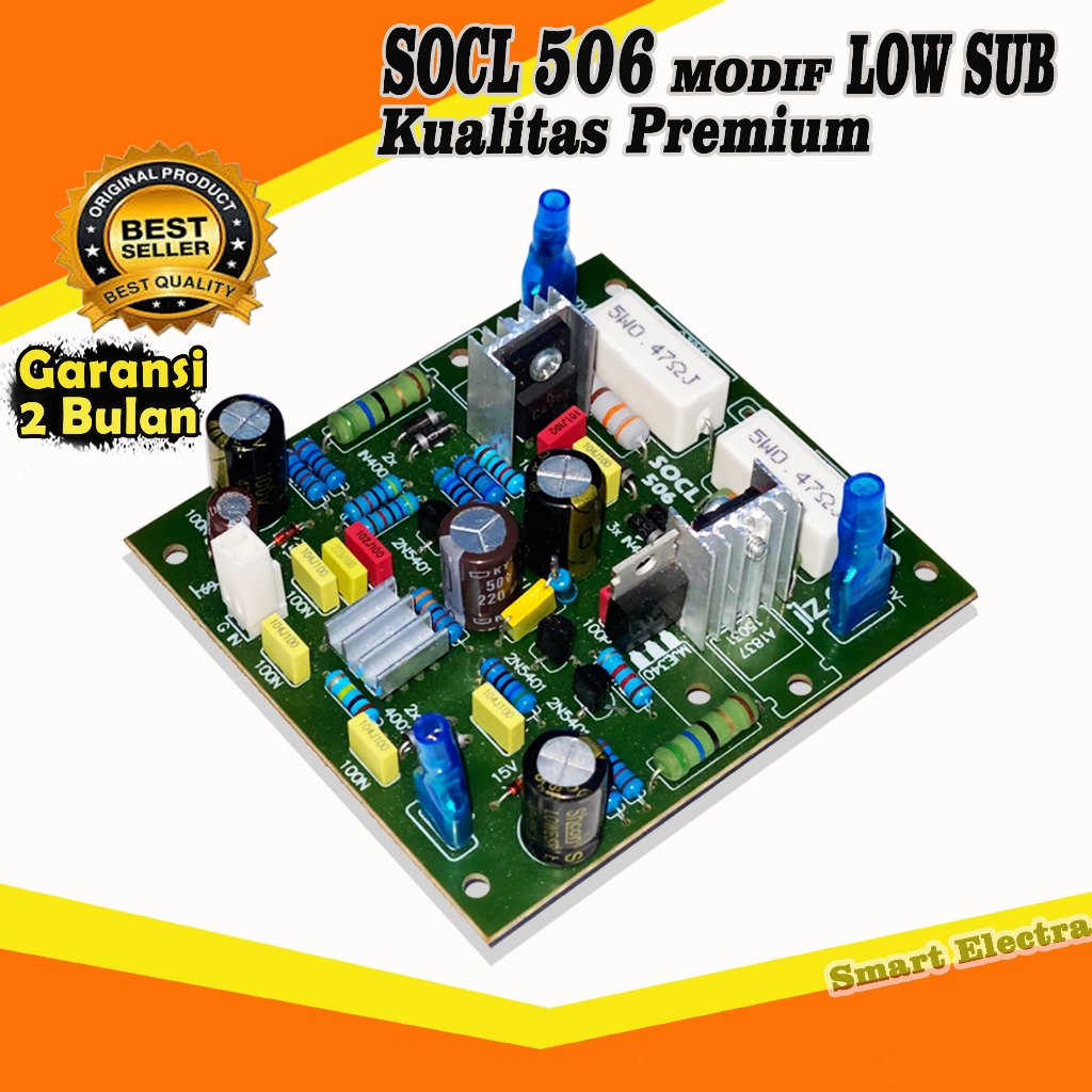 Power Kit Amplifier SOCL 506 Modif LOW SUB Kualitas Premium