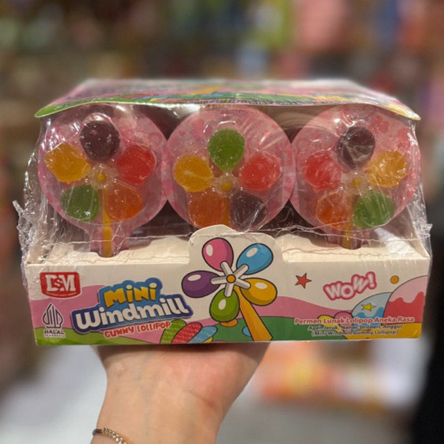 

Permen Kipas Kincir Isi 30pcs /Permen Lunak/ Gummy Jelly